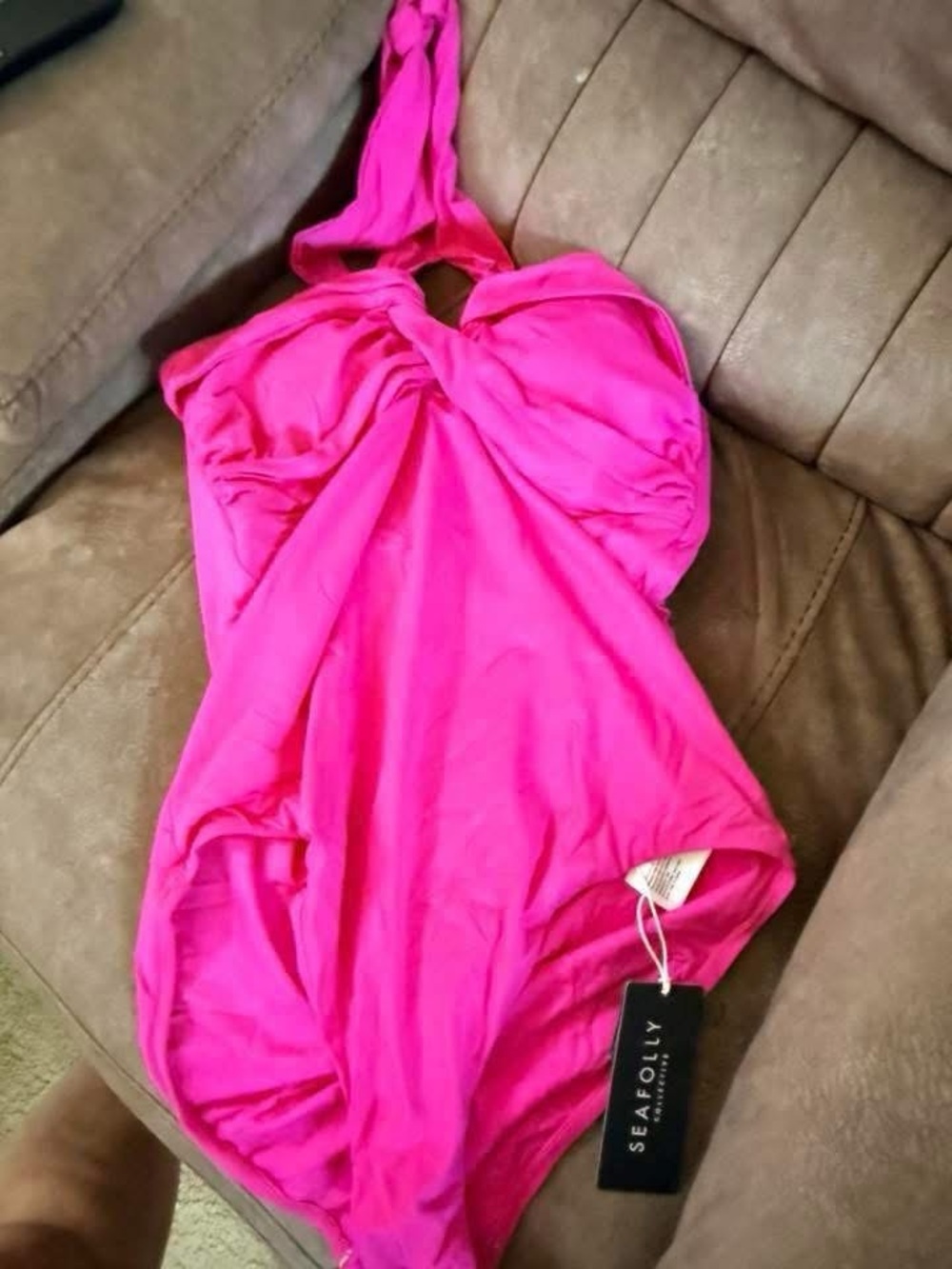 Seafolly Hot Pink One-Piece Swimsuit